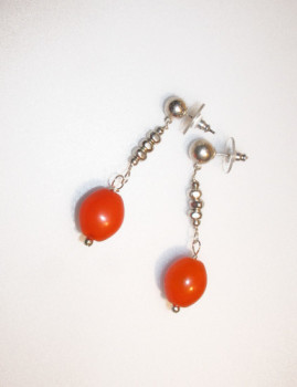 Orange Earrings