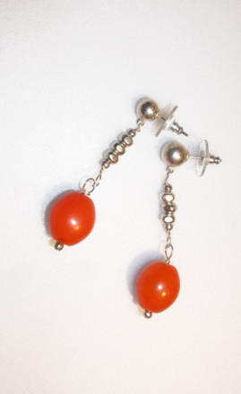 Orange Earrings